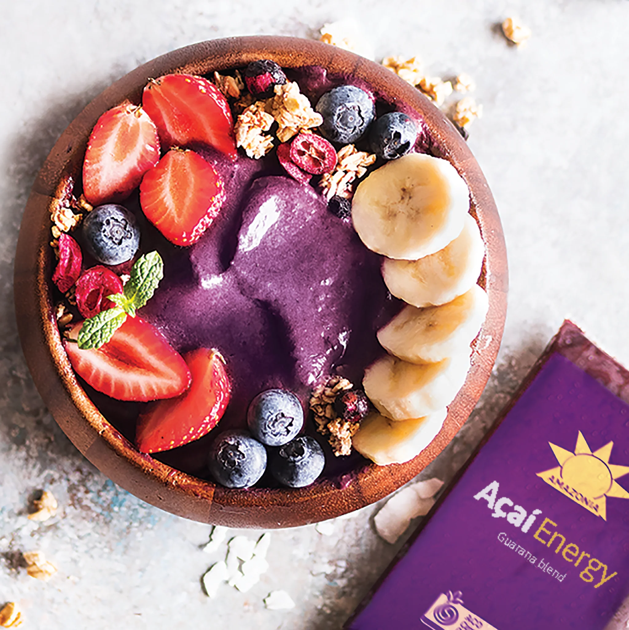 Amazonia Açaí Energy 4x100g Sachets - Image 3