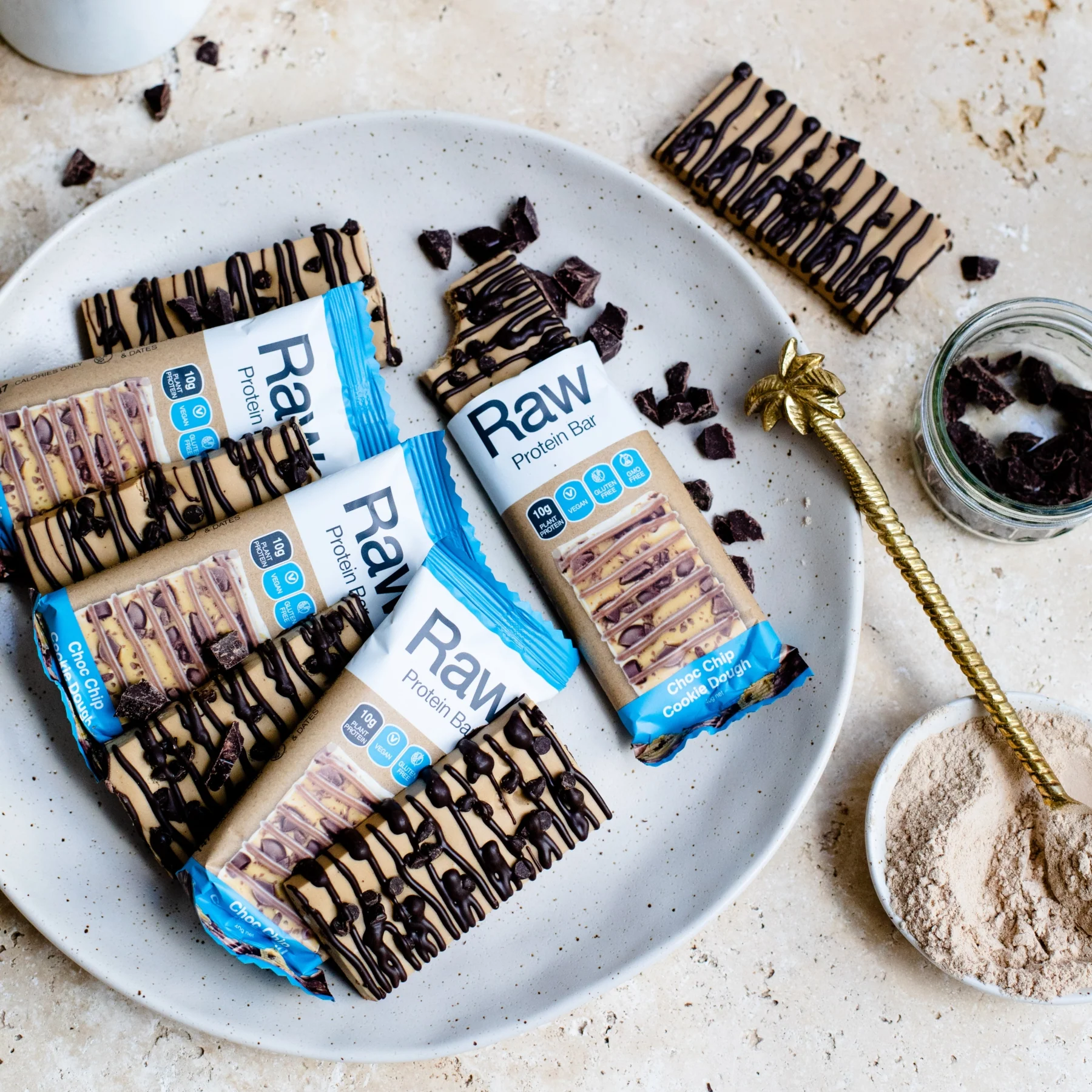 Protein Bars Choc Chip Cookie Dough 10 Pack - Image 5