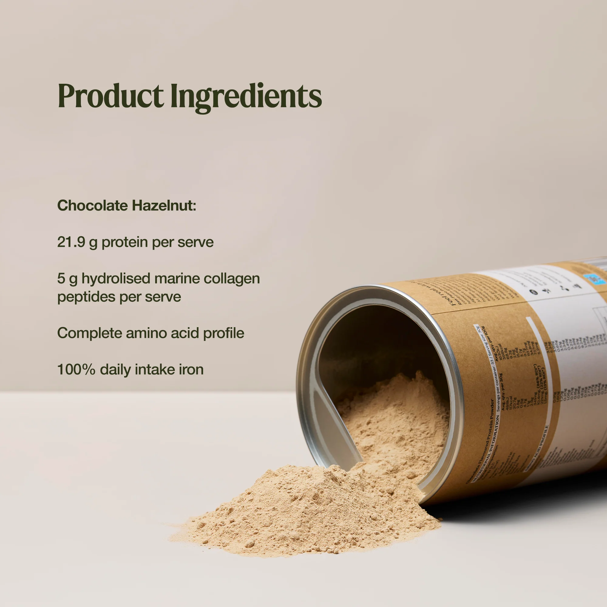 Collagen Plus Protein Choc Hazelnut - Image 4